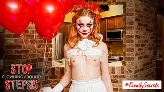 Stop Clowning Around Stepsis with Scarlet Skies in StepSiblingsCaught by Nubiles Porn